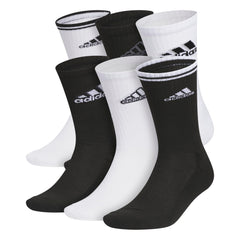 Unisex Cushioned Athletic Crew Socks 6-Pack