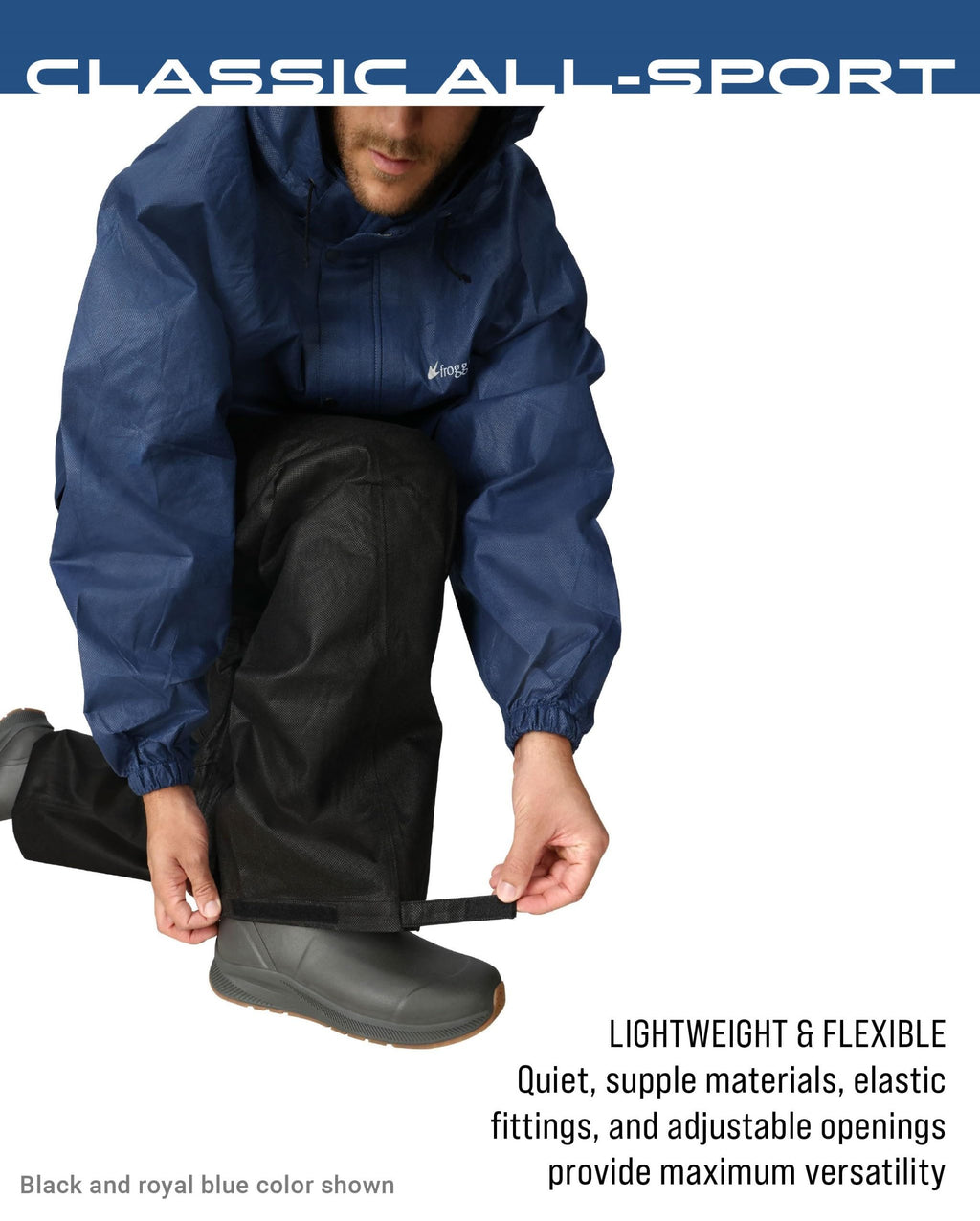 Men's 3-Layer Waterproof Breathable Performance Rain Suit