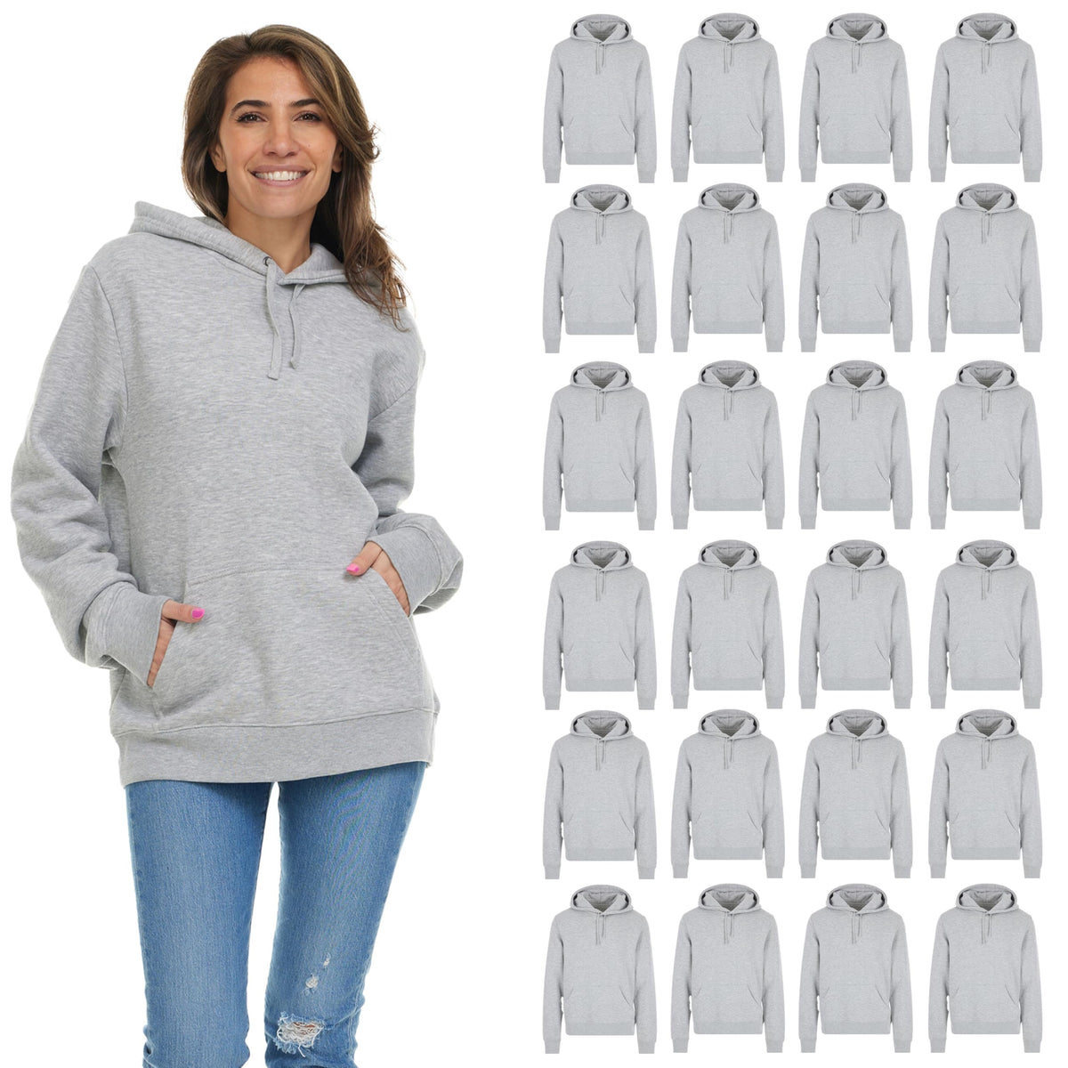 Women's Oversized Cotton-Blend Performance Hoodie