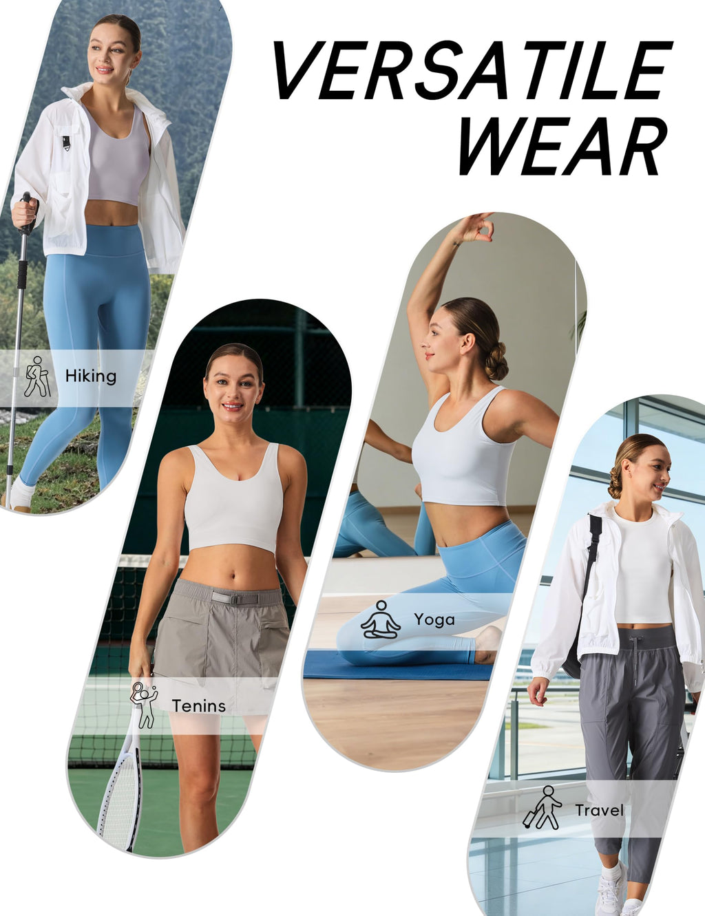 Women's High-Impact Supportive Longline Training Sports Bra