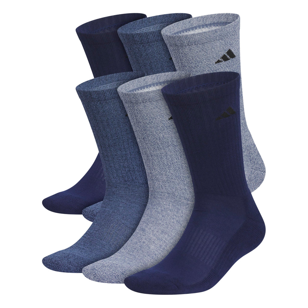 Unisex Cushioned Athletic Crew Socks 6-Pack