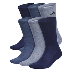 Unisex Cushioned Athletic Crew Socks 6-Pack