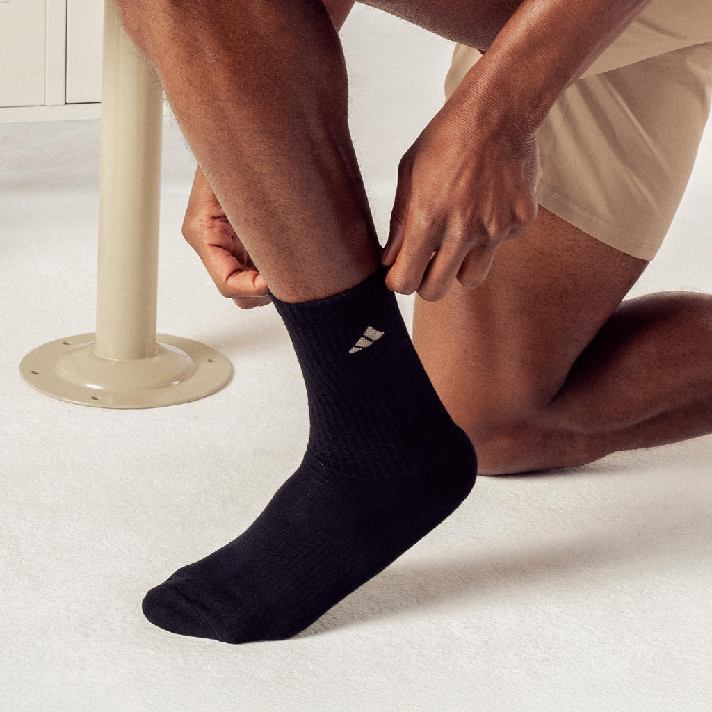 Unisex Cushioned Athletic Crew Socks 6-Pack