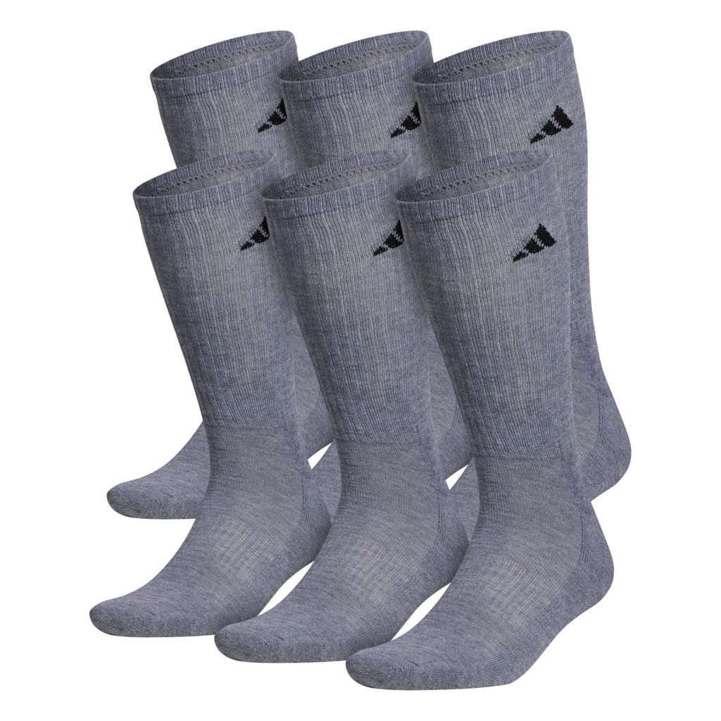 Unisex Cushioned Athletic Crew Socks 6-Pack