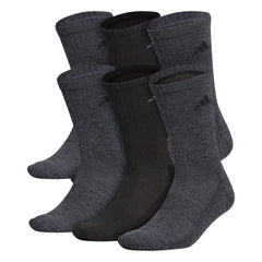 Unisex Cushioned Athletic Crew Socks 6-Pack