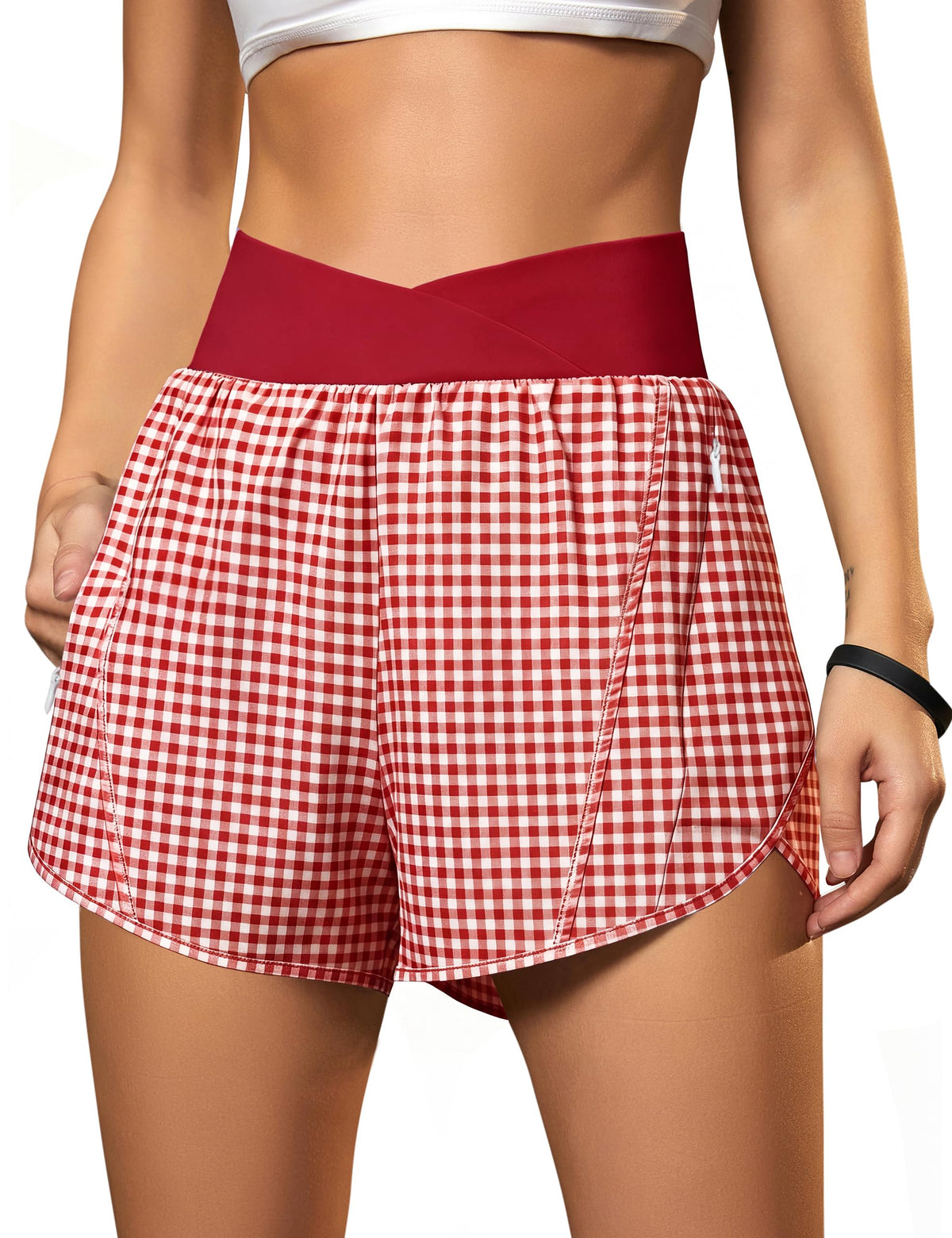 Women's Crossover Athletic Running and Training Shorts