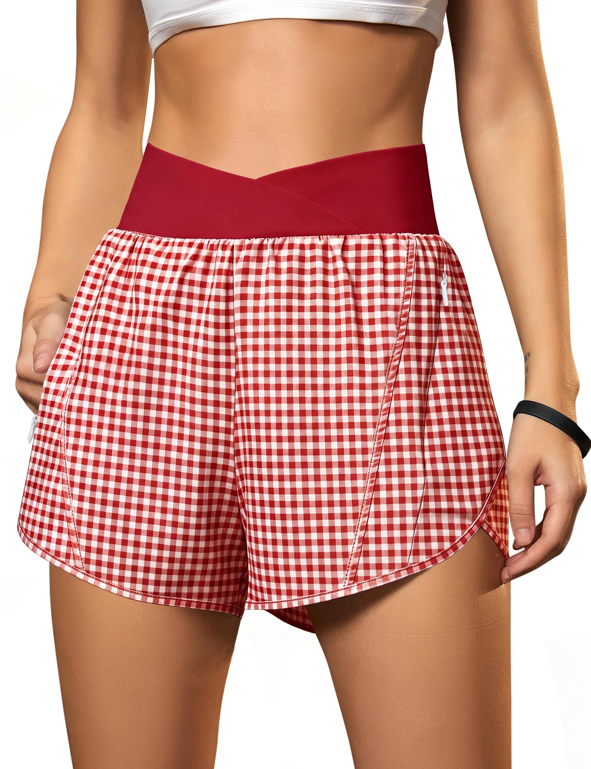 Women's Crossover Athletic Running and Training Shorts