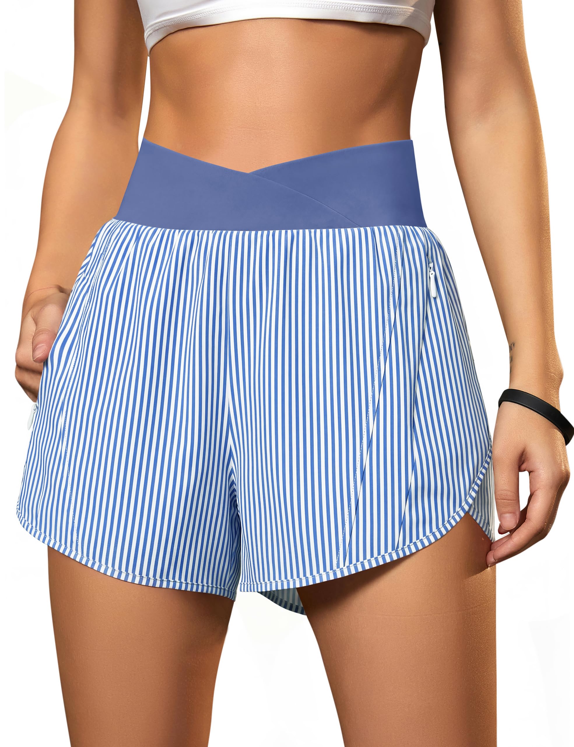 Women's Crossover Athletic Running and Training Shorts