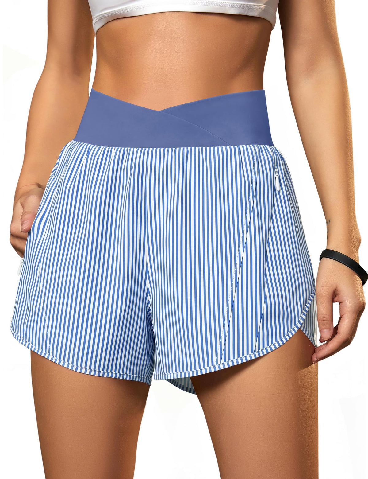 Women's Crossover Athletic Running and Training Shorts